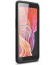 Samsung Galaxy Xcover 5 Hoesje Geborsteld TPU Flexibele Cover Zwart