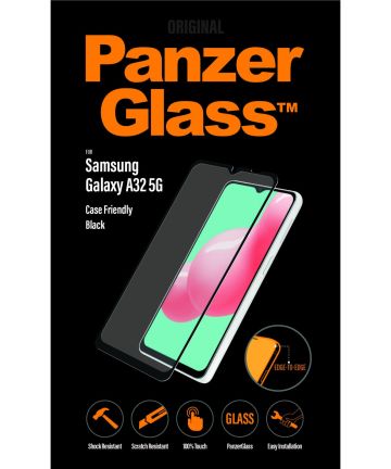 PanzerGlass Samsung Galaxy A32 5G Screen Protector Case Friendly Zwart Screen Protectors