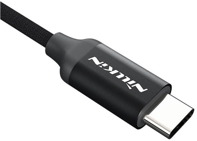 Nillkin Hifi USB-C naar 3.5mm Jack Headset Adapter Zwart afbeelding 2