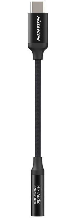 Nillkin Hifi USB-C naar 3.5mm Jack Headset Adapter Zwart afbeelding 3