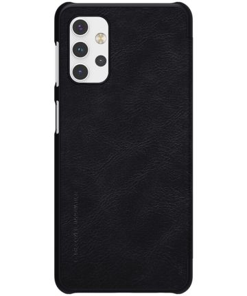 Nillkin Qin Series Book Samsung Galaxy A32 Wallet Hoesje Leer Zwart Hoesjes