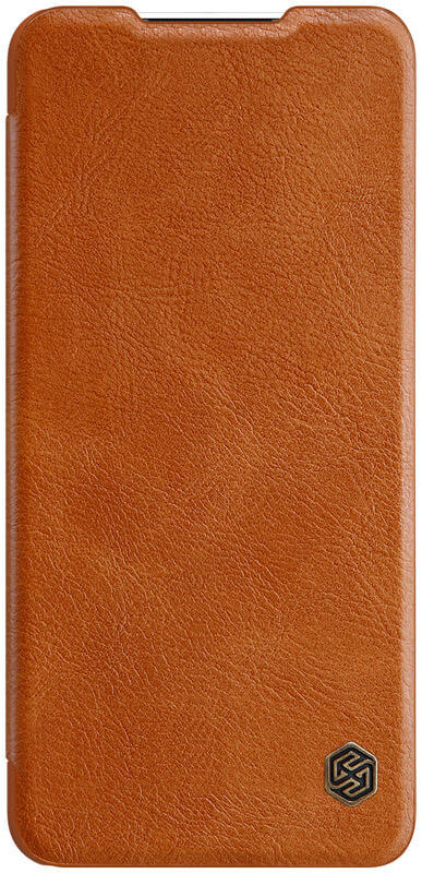 Nillkin Qin Series Book Samsung Galaxy A32 Wallet Hoesje Leer Bruin afbeelding 2