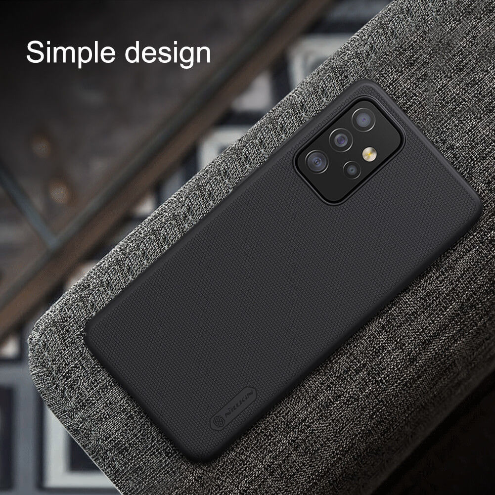 Nillkin Super Frosted Shield Hoesje Samsung Galaxy A52 / A52S Zwart afbeelding 10