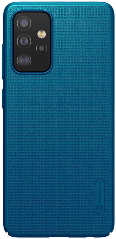 Nillkin Super Frosted Shield Hoesje Samsung Galaxy A52 / A52S Blauw afbeelding 1
