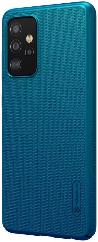 Nillkin Super Frosted Shield Hoesje Samsung Galaxy A52 / A52S Blauw afbeelding 3