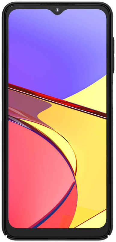 Nillkin Super Frosted Shield Hoesje Samsung Galaxy A12 Zwart afbeelding 2