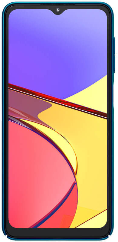 Nillkin Super Frosted Shield Hoesje Samsung Galaxy A12 Blauw afbeelding 2