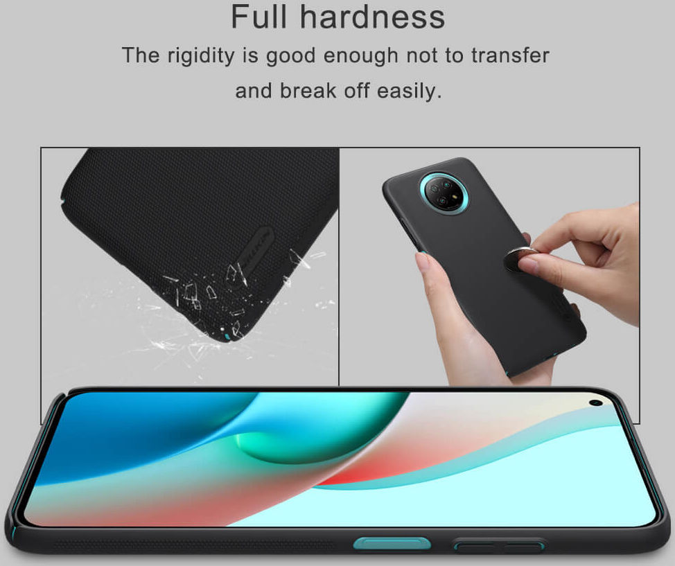 Nillkin Super Frosted Shield Hoesje Xiaomi Redmi Note 9T Zwart afbeelding 10