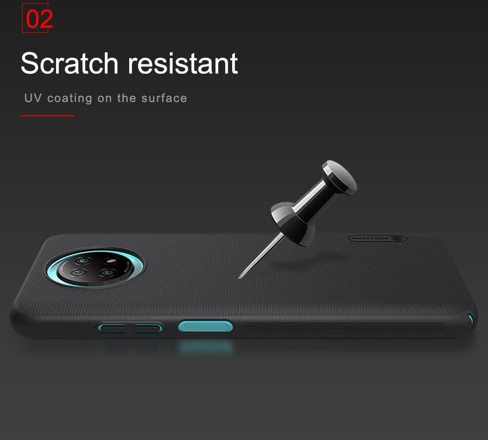 Nillkin Super Frosted Shield Hoesje Xiaomi Redmi Note 9T Zwart afbeelding 14