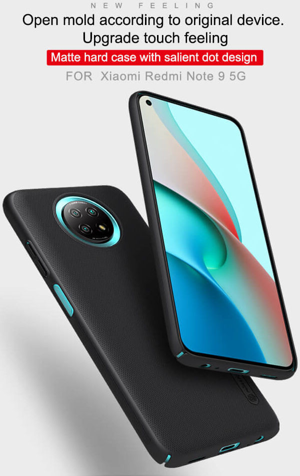 Nillkin Super Frosted Shield Hoesje Xiaomi Redmi Note 9T Zwart afbeelding 7