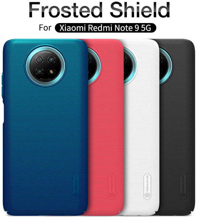 Nillkin Super Frosted Shield Hoesje Xiaomi Redmi Note 9T Wit afbeelding 6