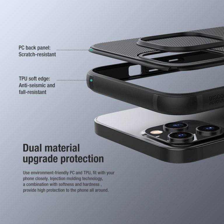 Nillkin Super Frosted Shield iPhone 12 Pro Max Hoesje MagSafe Zwart afbeelding 4