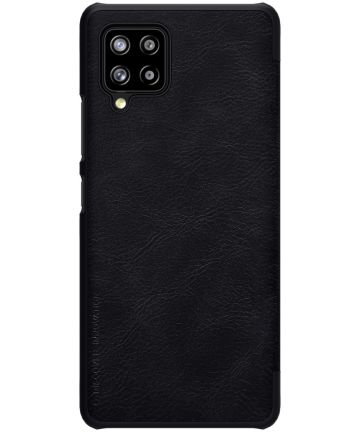 Nillkin Qin Samsung Galaxy A42 Hoesje Book Case Kunstleer Zwart Hoesjes