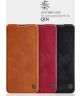 Nillkin Qin Samsung Galaxy A42 Hoesje Book Case Kunstleer Rood