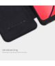 Nillkin Qin Samsung Galaxy A12 Hoesje Book Case Kunstleer Zwart