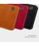 Nillkin Qin Samsung Galaxy A12 Hoesje Book Case Kunstleer Rood