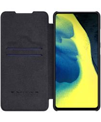 Nillkin Qin Samsung Galaxy A72 Hoesje Book Case Kunstleer Zwart