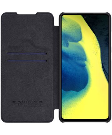 Nillkin Qin Samsung Galaxy A72 Hoesje Book Case Kunstleer Zwart Hoesjes