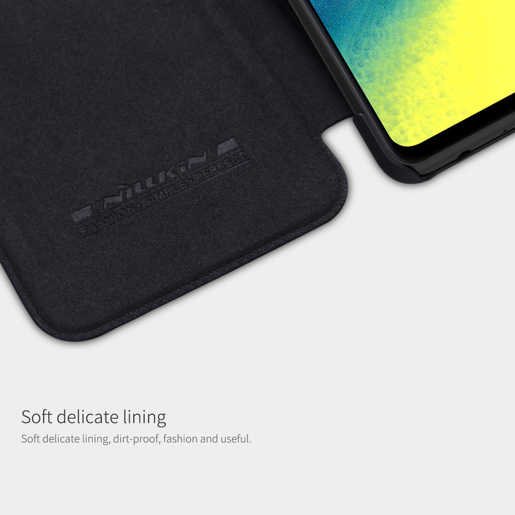 Nillkin Qin Samsung Galaxy A72 Hoesje Book Case Kunstleer Zwart afbeelding 12