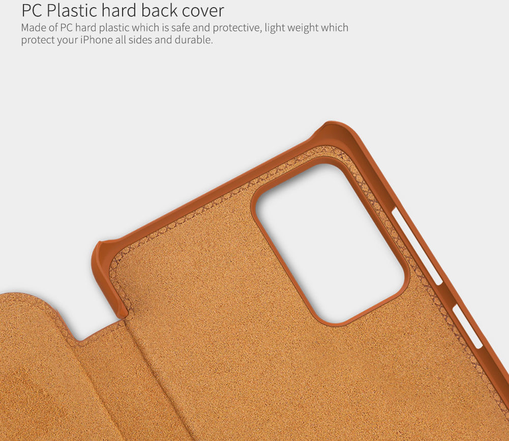 Nillkin Qin Samsung Galaxy A72 Hoesje Book Case Kunstleer Zwart afbeelding 14