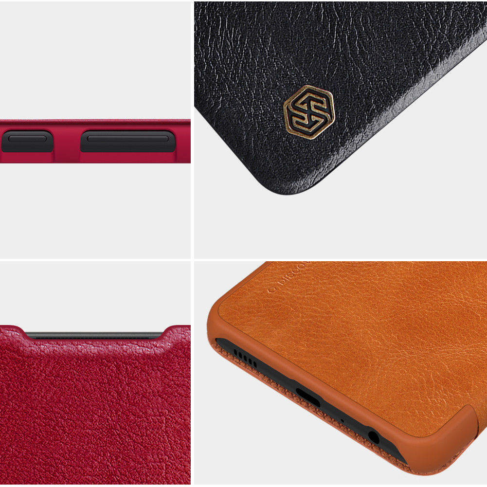 Nillkin Qin Samsung Galaxy A72 Hoesje Book Case Kunstleer Zwart afbeelding 17