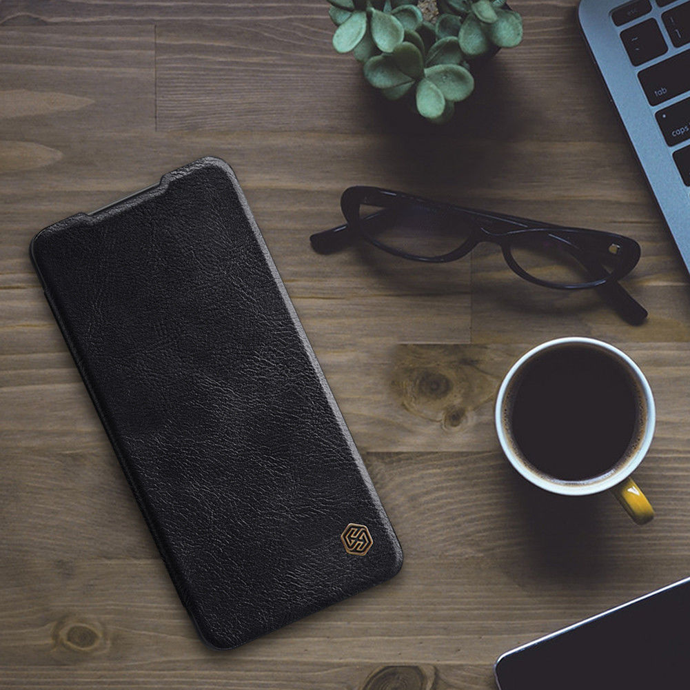 Nillkin Qin Samsung Galaxy A72 Hoesje Book Case Kunstleer Zwart afbeelding 19