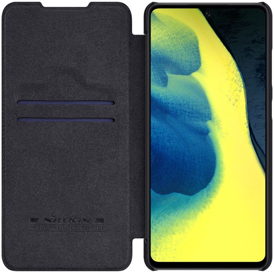 Nillkin Qin Samsung Galaxy A72 Hoesje Book Case Kunstleer Zwart afbeelding 1