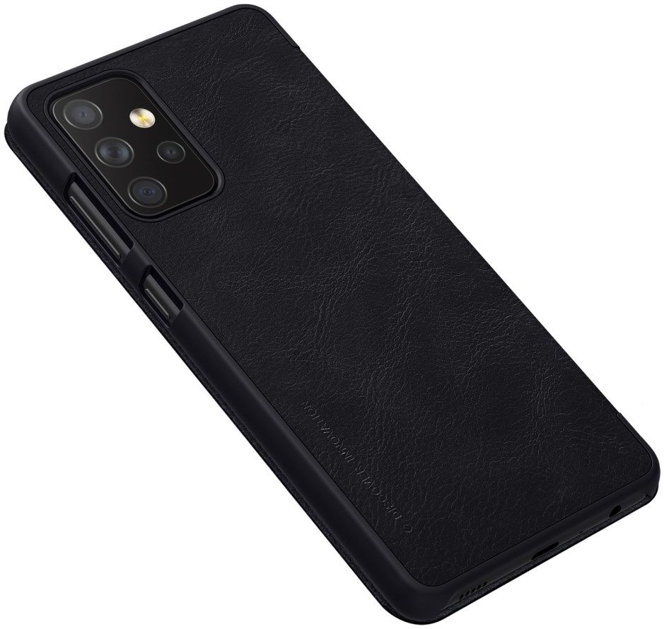 Nillkin Qin Samsung Galaxy A72 Hoesje Book Case Kunstleer Zwart afbeelding 7