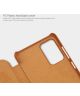 Nillkin Qin Samsung Galaxy A72 Hoesje Book Case Kunstleer Bruin