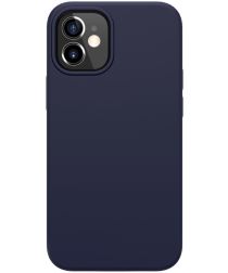 Nillkin Flex Pure Apple iPhone 12 Mini Hoesje MagSafe Siliconen Blauw