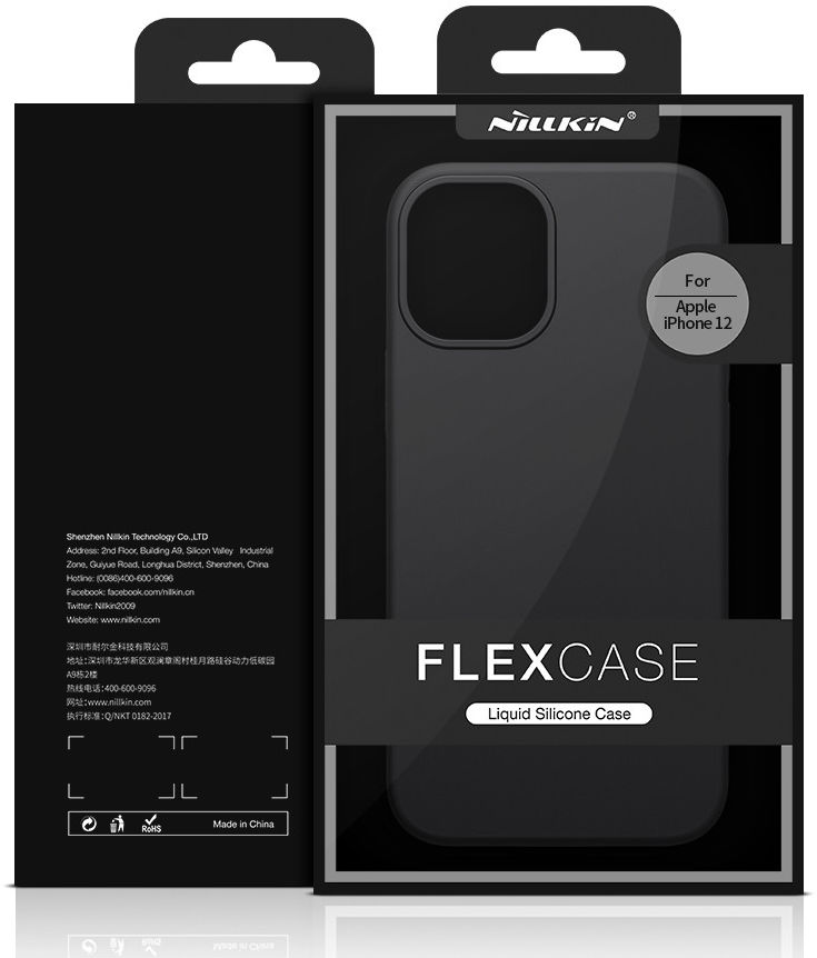 Nillkin Flex Pure Apple iPhone 12 Mini Hoesje  MagSafe Siliconen Rood afbeelding 14