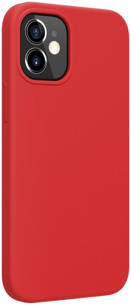 Nillkin Flex Pure Apple iPhone 12 Mini Hoesje  MagSafe Siliconen Rood afbeelding 3