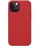 Nillkin Flex Pure iPhone 12 / 12 Pro Hoesje MagSafe Siliconen Rood