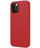 Nillkin Flex Pure iPhone 12 / 12 Pro Hoesje MagSafe Siliconen Rood