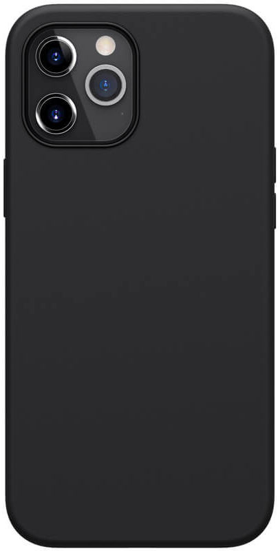 Nillkin Flex Pure iPhone 12 Pro Max Hoesje MagSafe Siliconen Zwart afbeelding 1