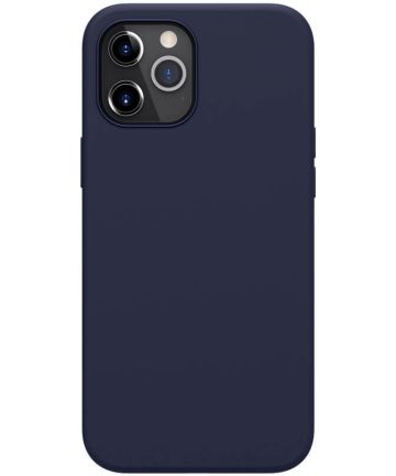 Nillkin Flex Pure iPhone 12 Pro Max Hoesje MagSafe Siliconen Blauw Hoesjes