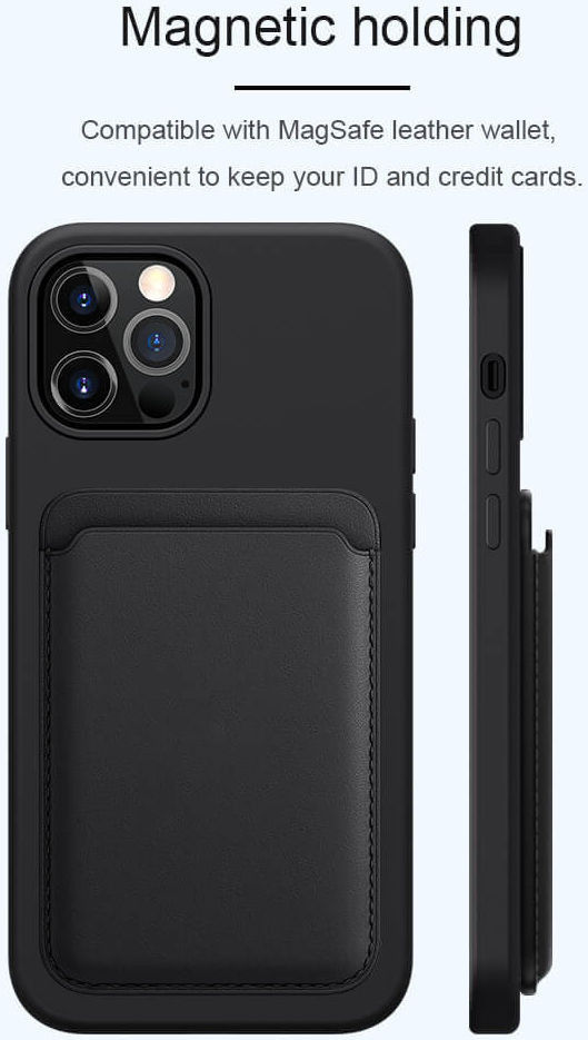 Nillkin Flex Pure iPhone 12 Pro Max Hoesje MagSafe Siliconen Blauw afbeelding 5