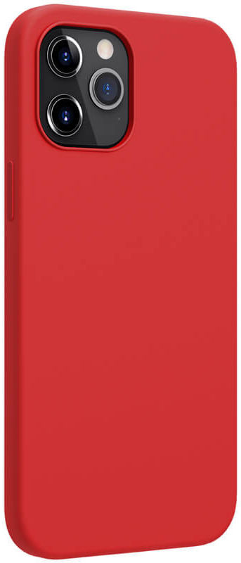 Nillkin Flex Pure iPhone 12 Pro Max Hoesje MagSafe Siliconen Rood afbeelding 3