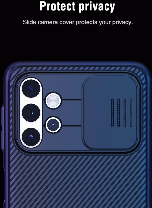 Nillkin CamShield Samsung Galaxy A32 5G Hoesje met Camera Slider Zwart afbeelding 10