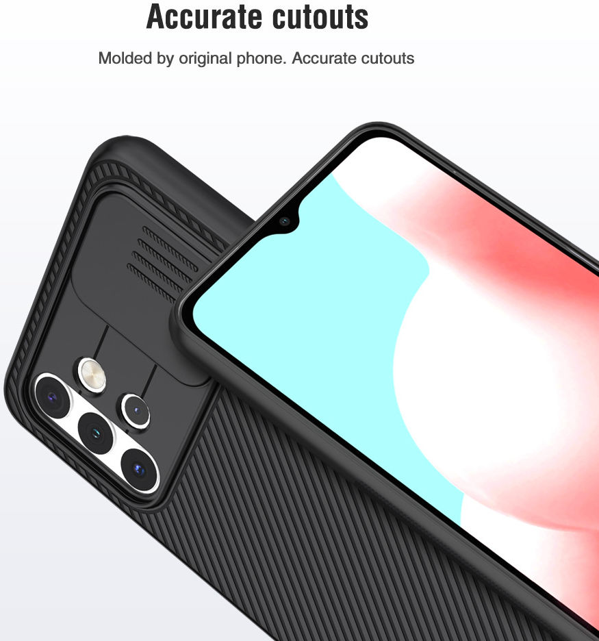 Nillkin CamShield Samsung Galaxy A32 5G Hoesje met Camera Slider Zwart afbeelding 6