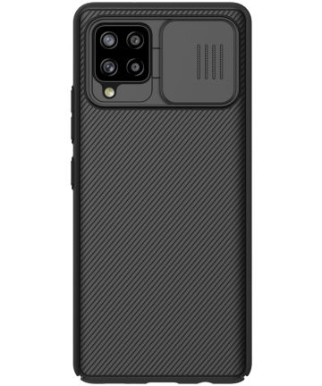 Nillkin CamShield Samsung Galaxy A42 Hoesje met Camera Slider Zwart Hoesjes