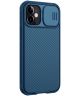 Nillkin CamShield iPhone 12 Mini MagSafe Hoesje Camera Slider Blauw