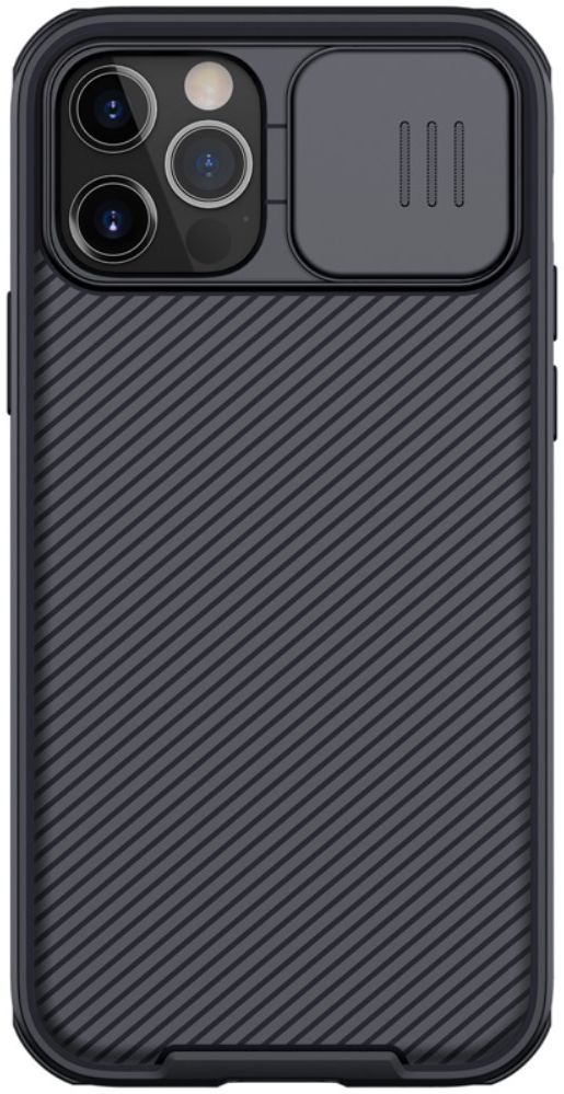 Nillkin CamShield iPhone 12/12 Pro MagSafe Hoesje Camera Slider Zwart afbeelding 1