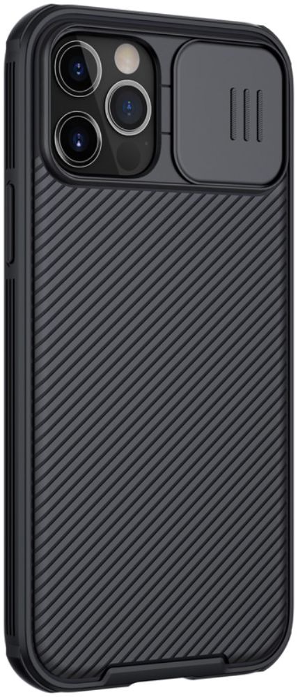 Nillkin CamShield iPhone 12/12 Pro MagSafe Hoesje Camera Slider Zwart afbeelding 15