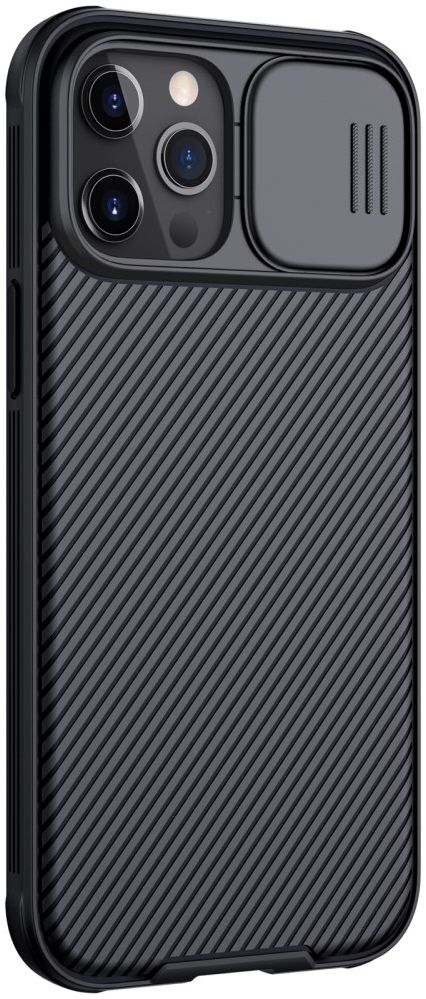 Nillkin CamShield iPhone 12 Pro Max MagSafe Hoesje Camera Slider Zwart afbeelding 15
