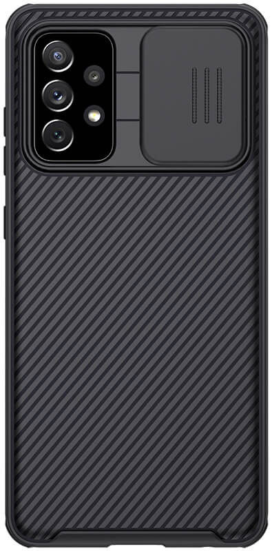Nillkin Camshield Samsung Galaxy A72 Hoesje met Camera Slider Zwart afbeelding 1
