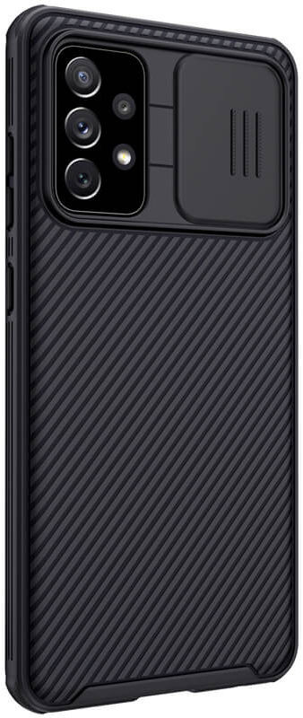 Nillkin Camshield Samsung Galaxy A72 Hoesje met Camera Slider Zwart afbeelding 2