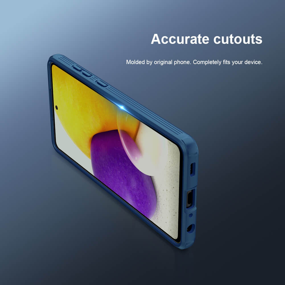 Nillkin Camshield Samsung Galaxy A72 Hoesje met Camera Slider Zwart afbeelding 12
