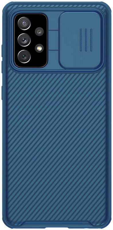 Nillkin Camshield Samsung Galaxy A72 Hoesje met Camera Slider Blauw afbeelding 1