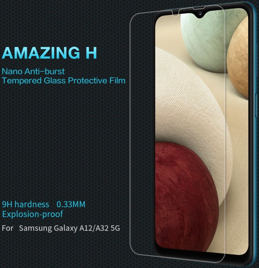 Nillkin Samsung Galaxy A12/ A32 5G Screenprotector Anti-Explosie 0.3mm afbeelding 13